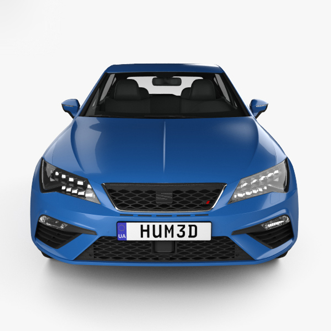 Seat Leon Cupra 300 2017 3DModell TurboSquid 1391437