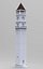 Printable Fully Detailed Tirana Clock Tower Sculpt