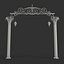 Arch Entry Columns & Lights