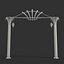 Arch Entry Columns & Lights