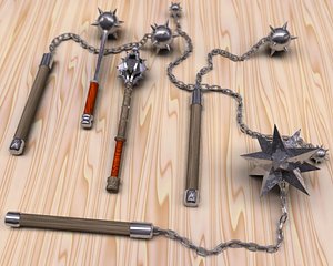 free medievil weapons 3d model