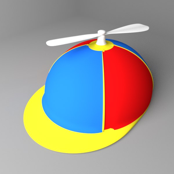 3D propeller cap TurboSquid 1581952