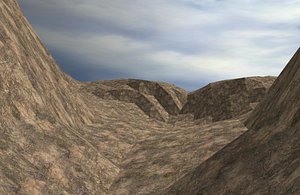 terrain mountain hill 3D