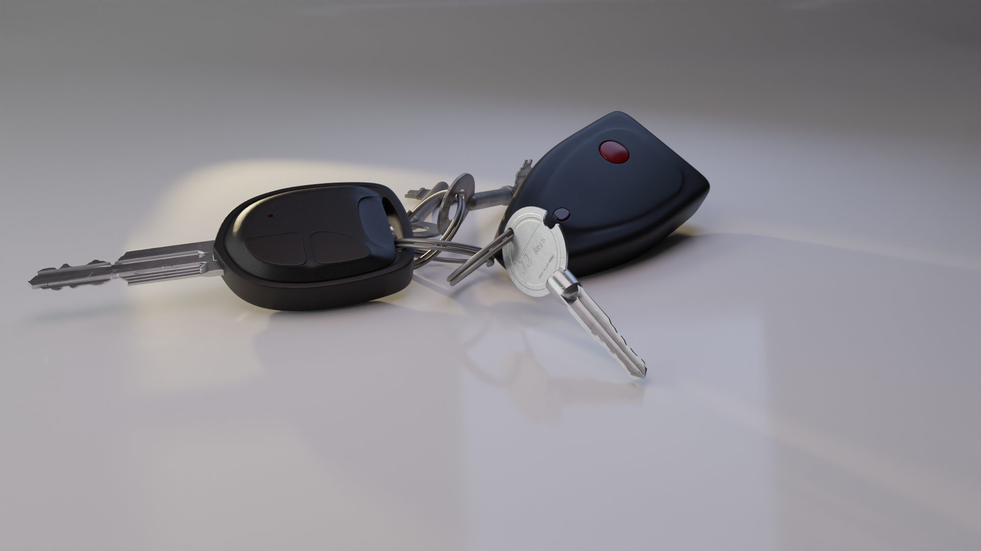 Car House Keys With Security Key And Remote Conrol 3D TurboSquid 1954595
