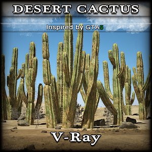 3d desert cactus