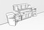 Modello 3D Cucina con accessori Cartoon obj
