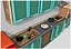 Modello 3D Cucina con accessori Cartoon obj
