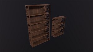 3D Wooden Shelves