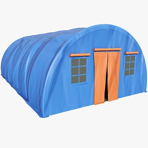 3D Tent 6 with PBR 4K model