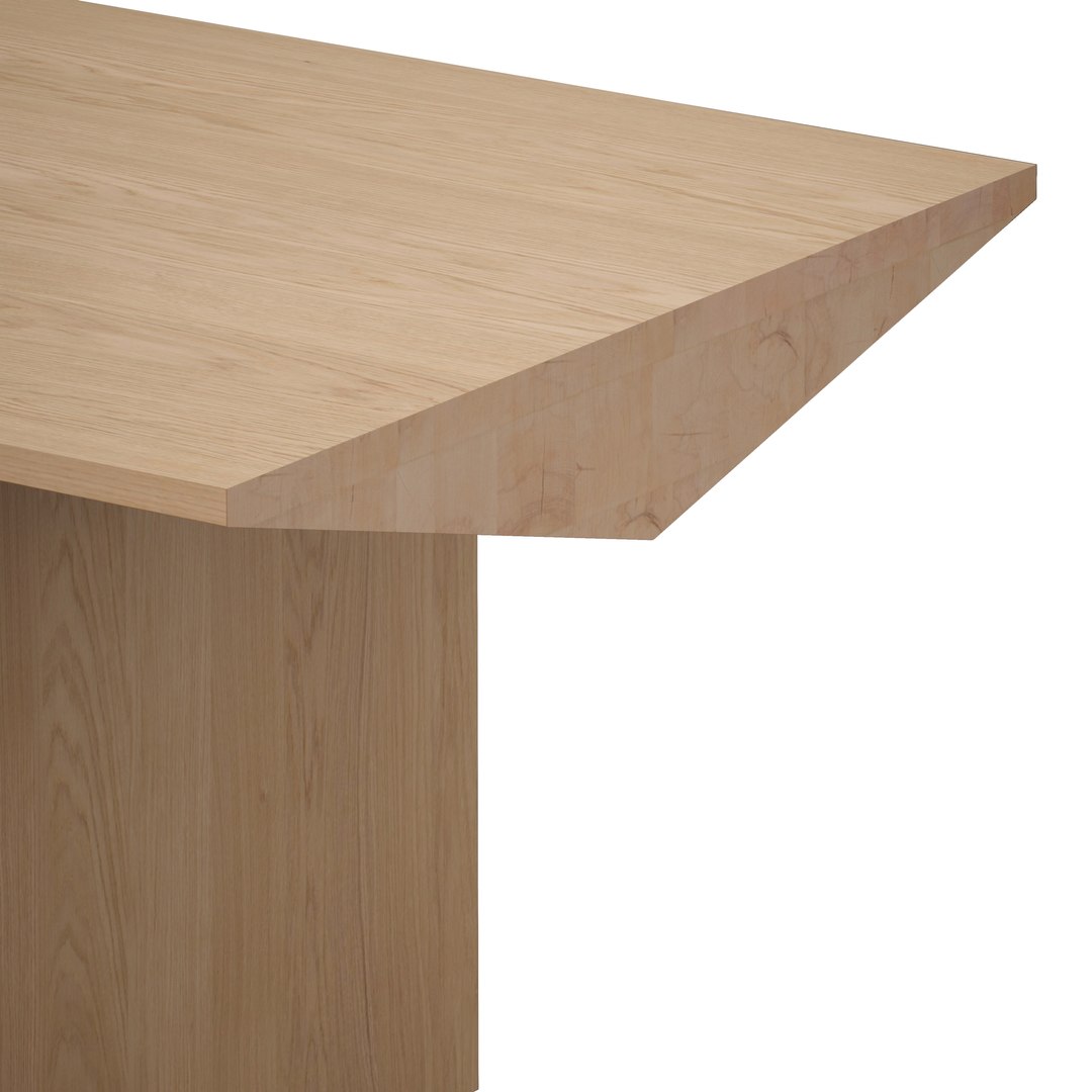 3D Dining Table Van Natural - TurboSquid 1710644