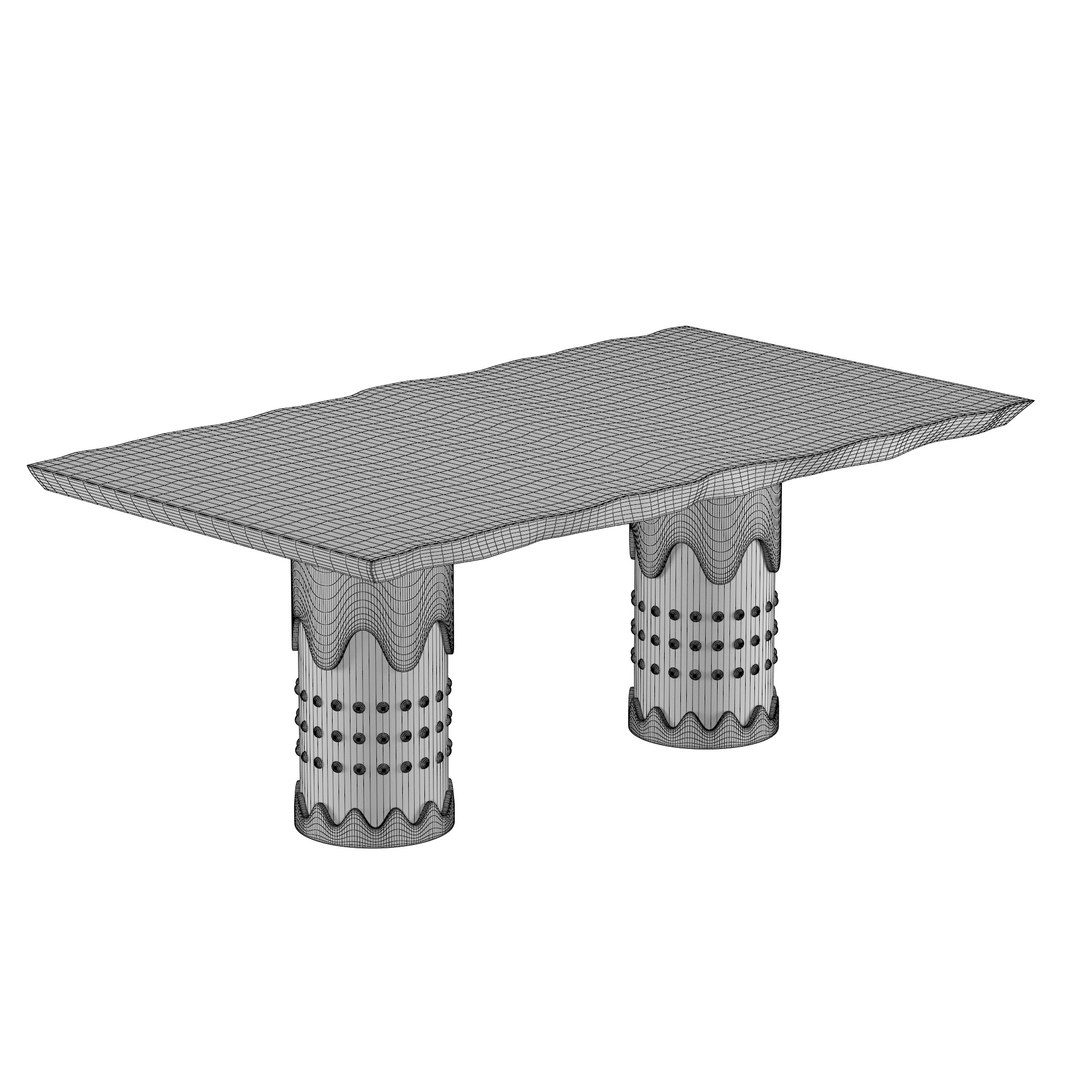 Metlife Table Rodin Chair Dining SET Model - TurboSquid 2398599