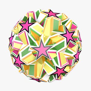 3D model star ball
