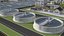3D Modern Water Treatment Plant model