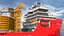 Nexans Aurora Cable Layer Vessel Rigged