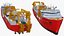 Nexans Aurora Cable Layer Vessel Rigged
