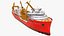 Nexans Aurora Cable Layer Vessel Rigged