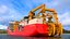 Nexans Aurora Cable Layer Vessel Rigged