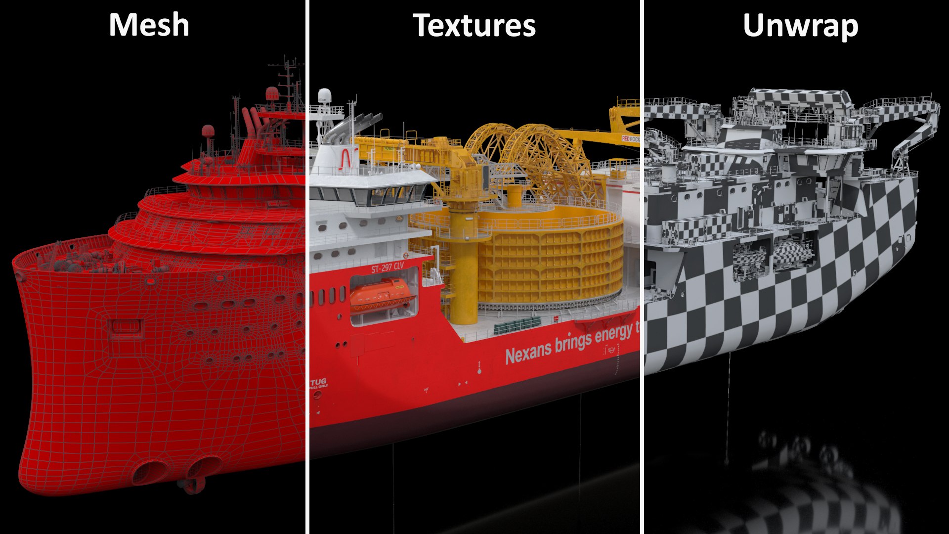 Nexans Aurora Cable Layer Vessel Rigged 3D model https://p.turbosquid.com/ts-thumb/9X/38vsix/Qc/nexansauroracablelayervesselriggedvray3dmodel070/jpg/1703633023/1920x1080/fit_q87/6eb2cb4b7f16c54e6a5b916736a7f1c93bac8b44/nexansauroracablelayervesselriggedvray3dmodel070.jpg