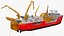 Nexans Aurora Cable Layer Vessel Rigged