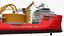 Nexans Aurora Cable Layer Vessel Rigged