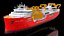 Nexans Aurora Cable Layer Vessel Rigged