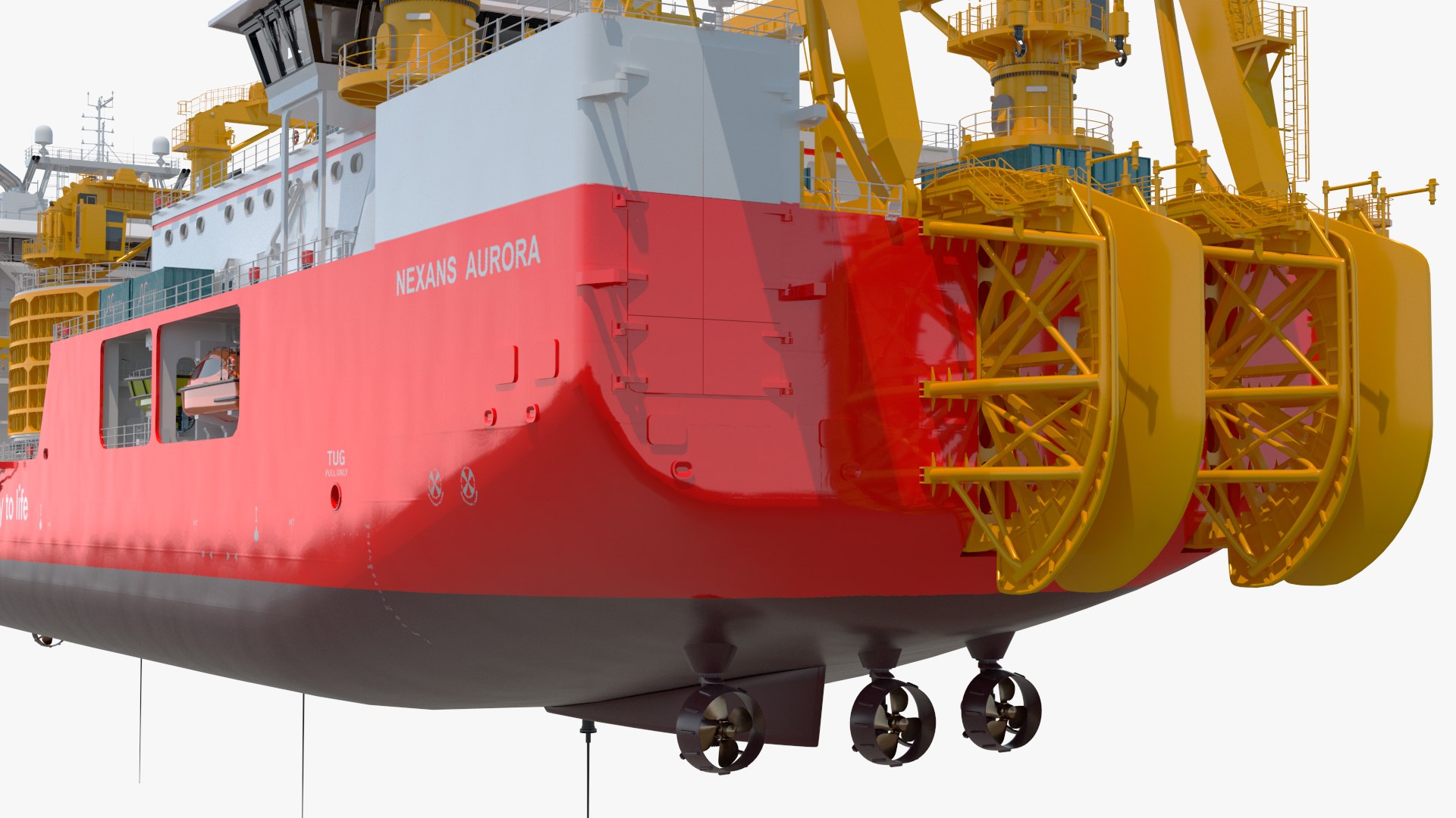 Nexans Aurora Cable Layer Vessel Rigged 3D model https://p.turbosquid.com/ts-thumb/9X/38vsix/uD/nexansauroracablelayervesselriggedvray3dmodel044/jpg/1703632906/1920x1080/fit_q87/25b2a26431197369b8293ecaadb14afdd641f876/nexansauroracablelayervesselriggedvray3dmodel044.jpg