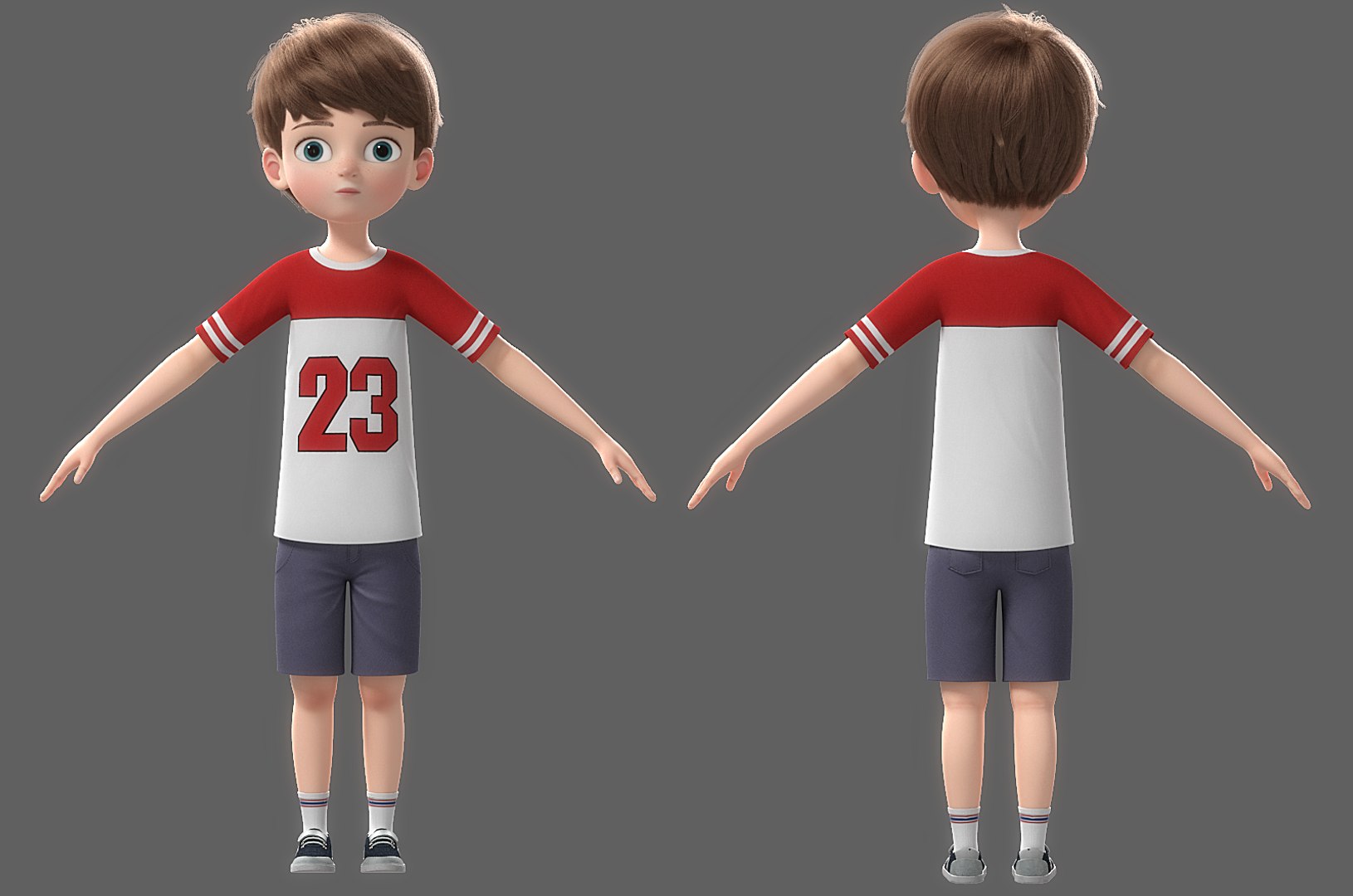 Kid 3d model