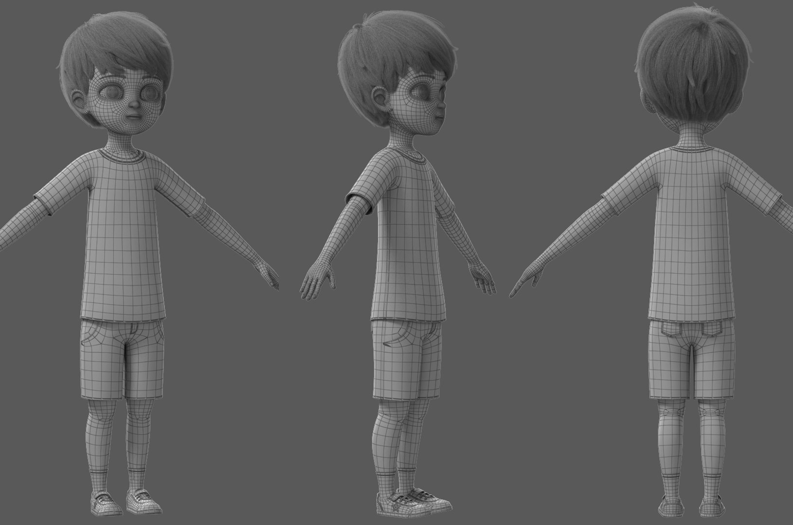 Kid 3d model