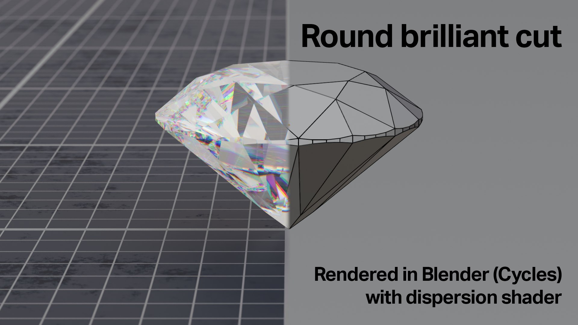 Pack of 18 gem cuts for jewelry - diamonds 3D model https://p.turbosquid.com/ts-thumb/9X/DVkhOp/cb/round_brilliantcut_1/png/1698652503/1920x1080/fit_q87/d2a7b30d6800f9a9ed649f5cd45a9f172bcf7e6e/round_brilliantcut_1.jpg