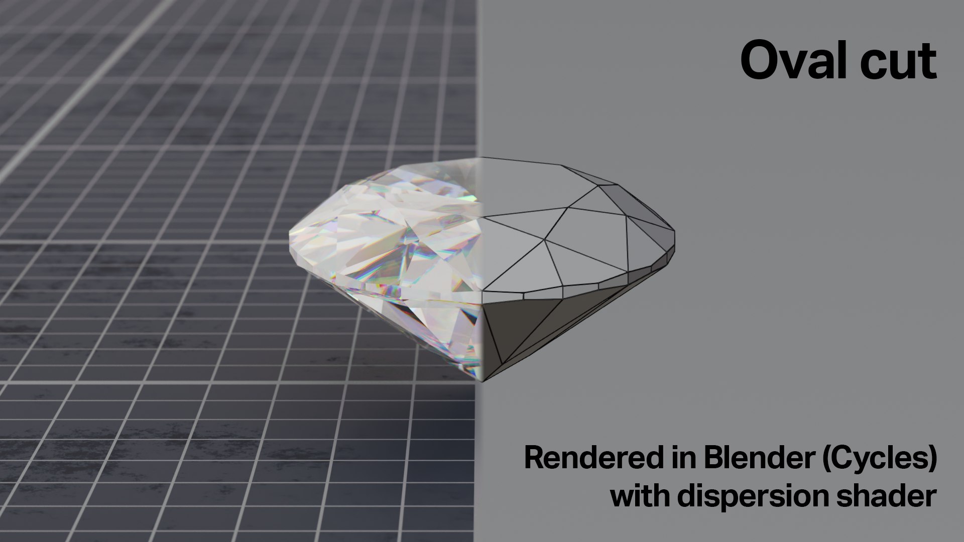 Pack of 18 gem cuts for jewelry - diamonds 3D model https://p.turbosquid.com/ts-thumb/9X/DVkhOp/in/oval_cut_1/png/1698652444/1920x1080/fit_q87/6472ffbc1f50e00455f4bc3a6988638314e5229d/oval_cut_1.jpg