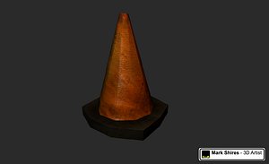 Traffic Cone - Low Poly