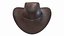 realistic cowboy hat 3D model