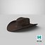realistic cowboy hat 3D model