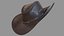 realistic cowboy hat 3D model