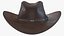 realistic cowboy hat 3D model