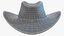 realistic cowboy hat 3D model