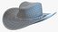 realistic cowboy hat 3D model