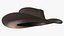 realistic cowboy hat 3D model