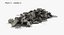debris rubble 4 collections 3d max