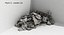 debris rubble 4 collections 3d max