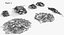 debris rubble 4 collections 3d max