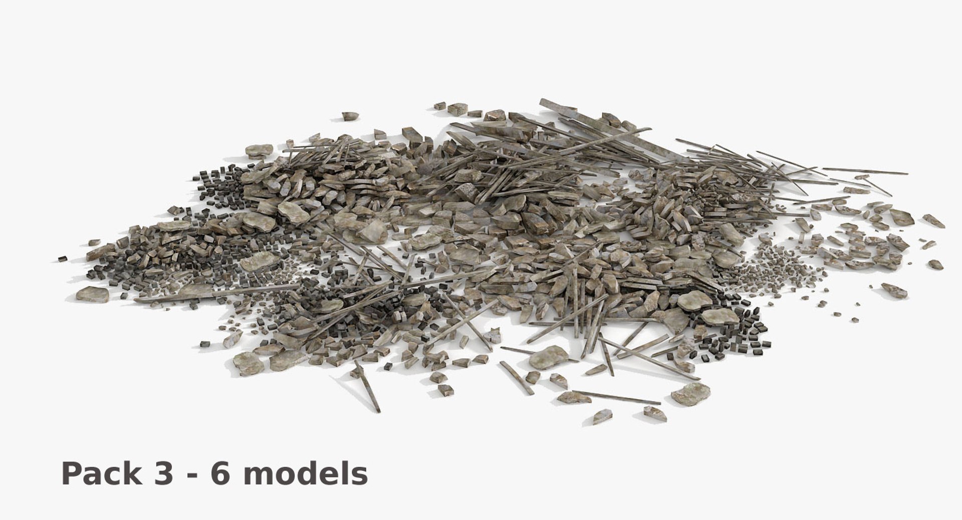 debris rubble 4 collections 3d max https://p.turbosquid.com/ts-thumb/9X/KENUaN/VR3kO2BE/mdebrcoll_027/jpg/1476033558/1920x1080/fit_q87/df36287848af7777cfdf54680c1964469cb09d80/mdebrcoll_027.jpg