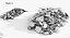 debris rubble 4 collections 3d max