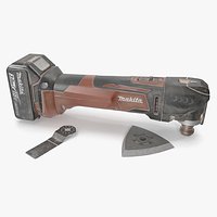 Makita Oscillating Power Tool Orange Used