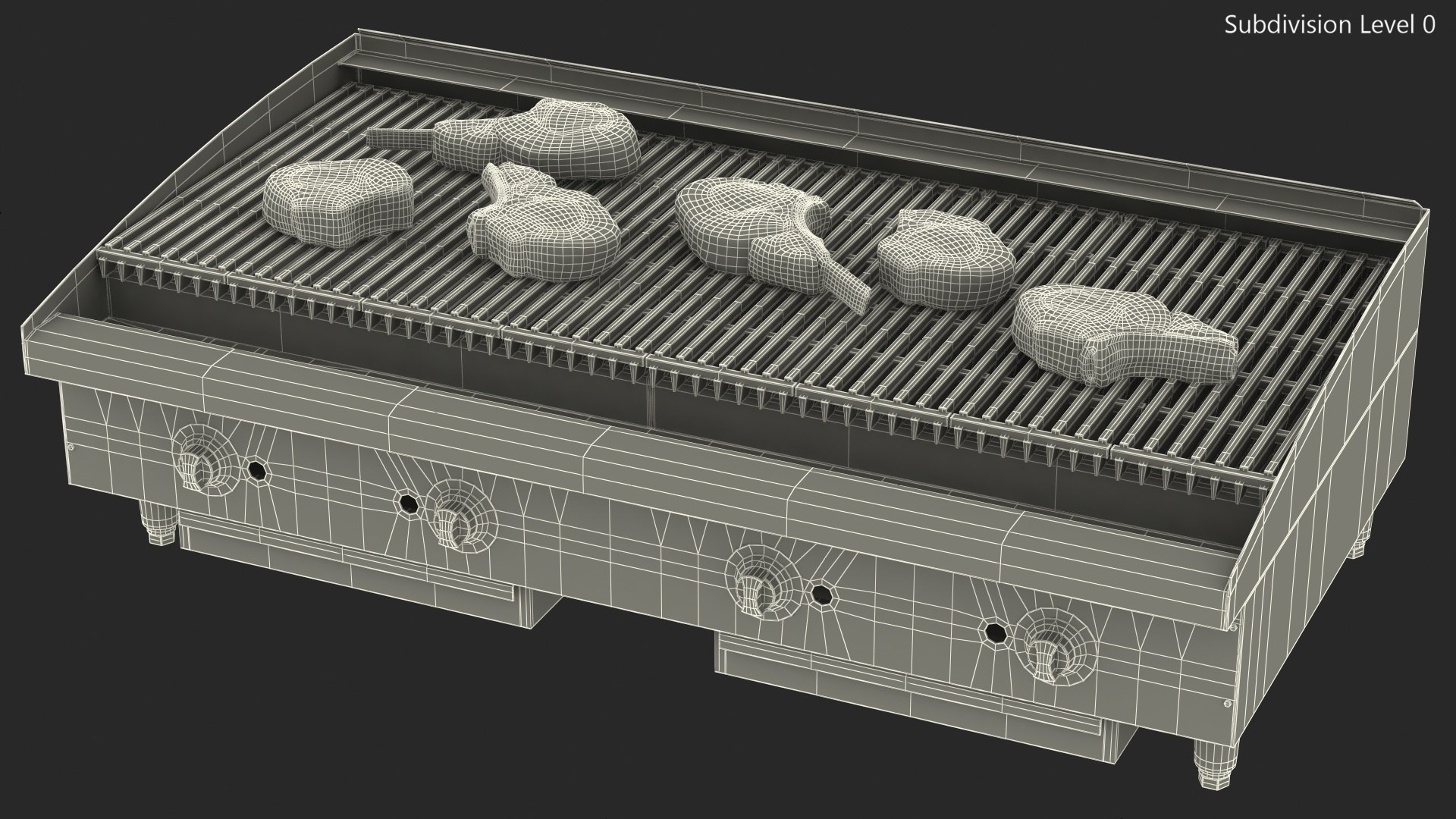 countertop stainless steel charbroiler 3D model https://p.turbosquid.com/ts-thumb/9X/Q8tErX/LgbiFMqz/countertopstainlesssteelcharbroilerwithmeatmb3dmodel016/jpg/1598063233/1920x1080/fit_q87/c2b0e83a68e5d29d00c2067f7b0112197a5a14c4/countertopstainlesssteelcharbroilerwithmeatmb3dmodel016.jpg
