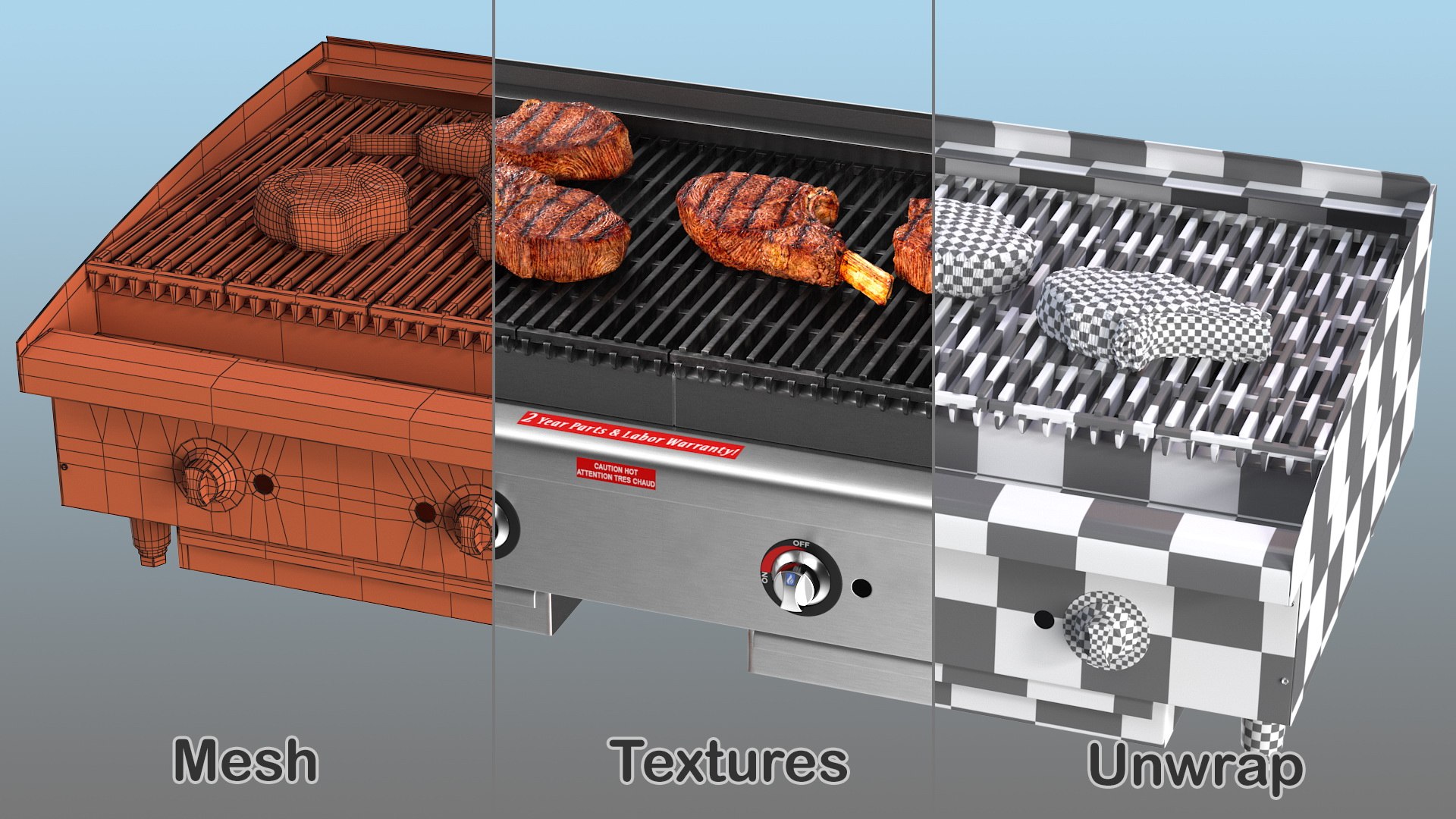 countertop stainless steel charbroiler 3D model https://p.turbosquid.com/ts-thumb/9X/Q8tErX/eYixGAaS/countertopstainlesssteelcharbroilerwithmeatmb3dmodel015/jpg/1598063224/1920x1080/fit_q87/b13f5f5c0bb614bcdfa93aa669271697cc81409d/countertopstainlesssteelcharbroilerwithmeatmb3dmodel015.jpg