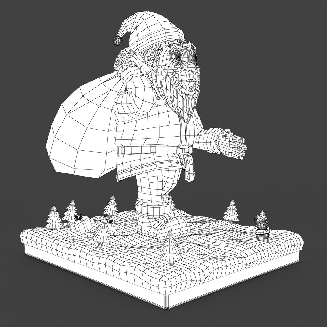 Santa Claus 3D https://p.turbosquid.com/ts-thumb/9X/SQD6Y1/S1/10008_03/jpg/1667035930/1920x1080/fit_q87/bcc81dbc644fdc841b4cbdee93cf7cb73ff6a613/10008_03.jpg