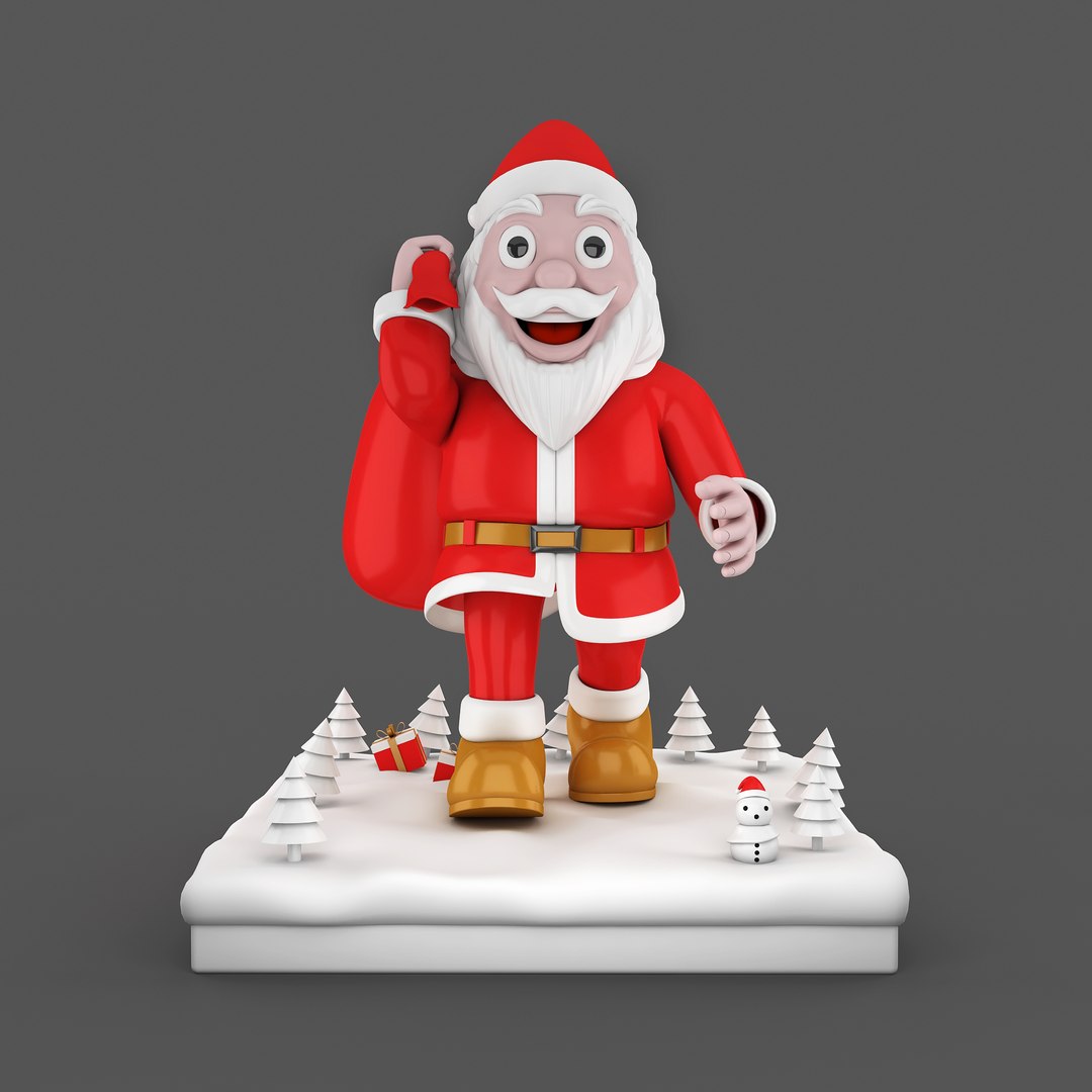 Santa Claus 3D https://p.turbosquid.com/ts-thumb/9X/SQD6Y1/r5/10001/jpg/1667035906/1920x1080/fit_q87/3d8c26572dc1652ee8fcb38bb7603844d49b44e9/10001.jpg