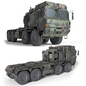 Rheinmetall HX81 Military Truck 3D