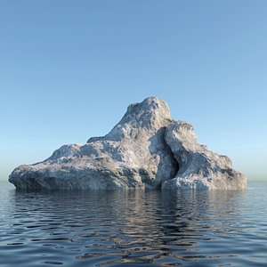 island land rock model